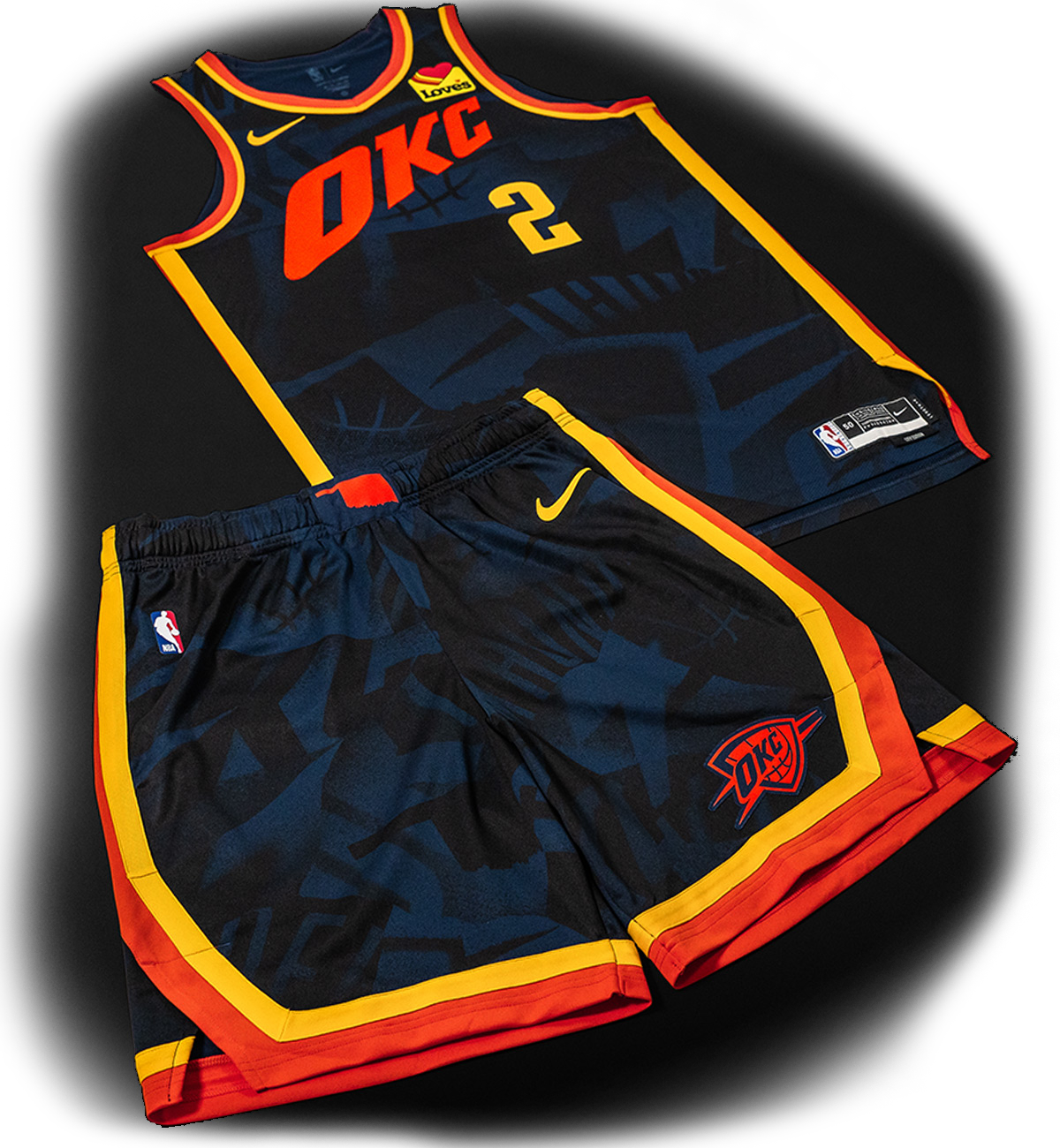 2021-22 City Edition NBA Oklahoma City Thunder Black #0 Jersey-311,Oklahoma City  Thunder